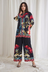 Majestic Rose Black (Stitched 2 Pcs)