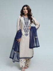 Ivory Elegance (Stitched 3 Pcs)