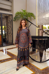 Khaddi Black (Stitched 2 Pcs)