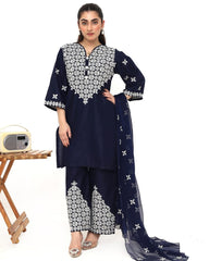 Midnight (Stitched 3 Pcs)