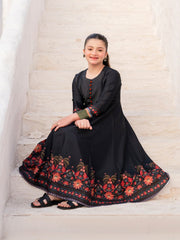 Noir Petale (Stitched 2 Pcs)