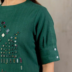 Purvi Green (Stitched 2 Pcs)