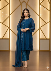 Mahnoor Zinc (Stitched 3 Pcs)