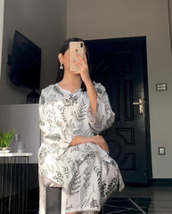 Floral Leaf (Stitched 2 Pcs)