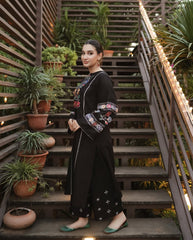 Maya Black (Stitched 2 Pcs)